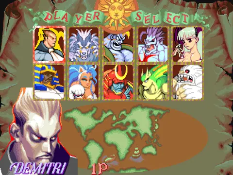 Captura de tela de Darkstalkers: The Night Warriors (4 de 4)