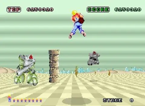 Captura de tela de Space Harrier (3 de 4)
