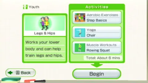 Captura de tela de Wii Fit Plus (3 de 4)