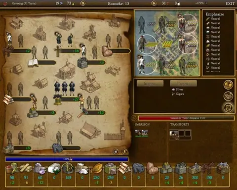 Captura de tela de Sid Meier's Civilization IV: Colonization (4 de 4)