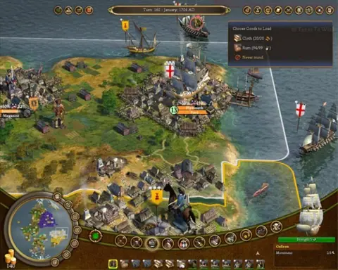 Captura de tela de Sid Meier's Civilization IV: Colonization (3 de 4)