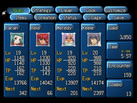 Captura de tela de Tales of Destiny II (3 de 4)