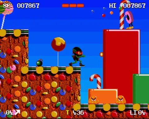 Captura de tela de Zool: Ninja of the Nth Dimension (1 de 4)