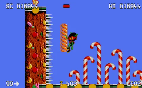 Captura de tela de Zool: Ninja of the Nth Dimension (3 de 4)