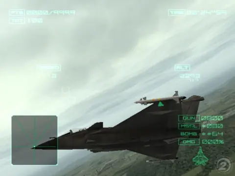 Captura de tela de Ace Combat 04: Shattered Skies (3 de 4)