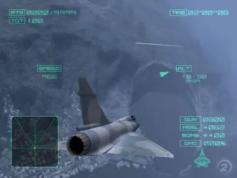 Captura de tela de Ace Combat 04: Shattered Skies (2 de 4)
