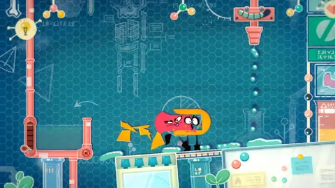 Captura de tela de Snipperclips: Cut It Out, Together! (4 de 4)