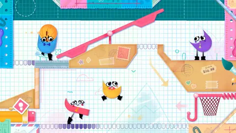 Captura de tela de Snipperclips: Cut It Out, Together! (3 de 4)