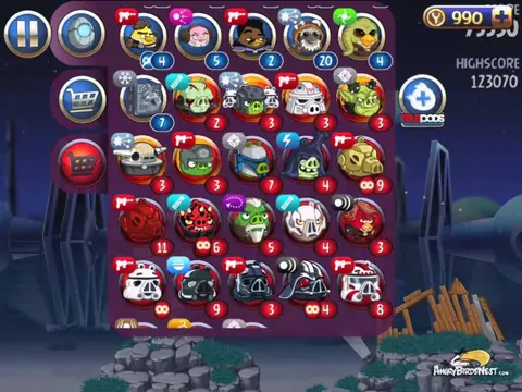 Captura de tela de Angry Birds Star Wars II (2 de 4)