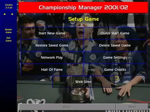 Captura de tela de Championship Manager: Season 01/02 (1 de 3)