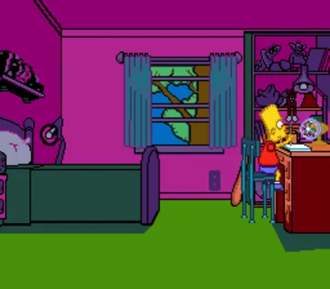 Captura de tela de The Simpsons: Bart's Nightmare (2 de 4)