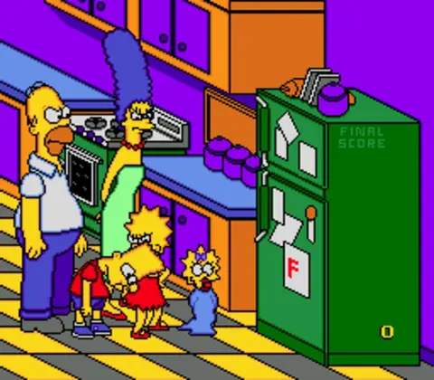Captura de tela de The Simpsons: Bart's Nightmare (3 de 4)