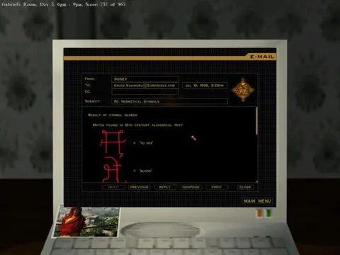 Captura de tela de Gabriel Knight 3: Blood of the Sacred, Blood of the Damned (4 de 4)