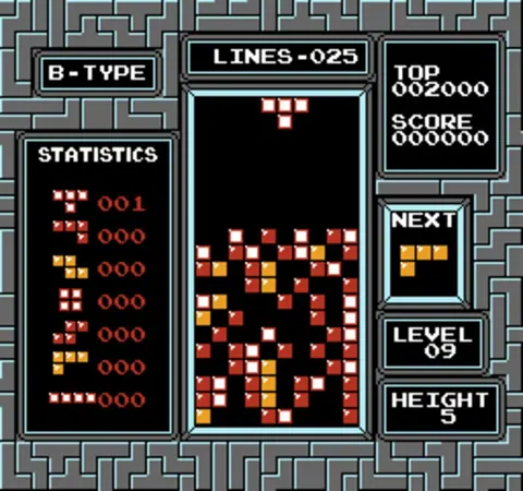 Captura de tela de Tetris (3 de 3)