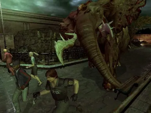 Captura de tela de Resident Evil Outbreak File #2 (1 de 4)