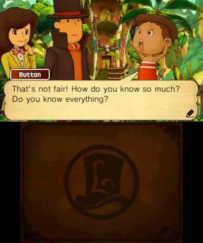 Captura de tela de Professor Layton and the Azran Legacy (2 de 4)