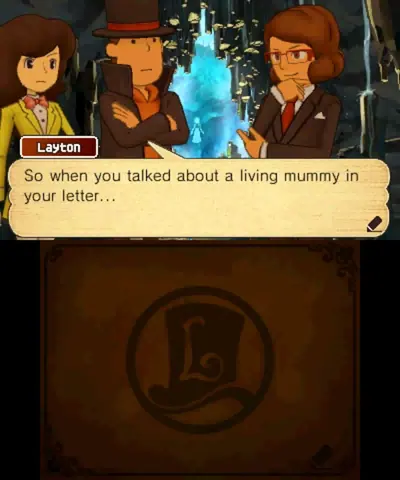 Captura de tela de Professor Layton and the Azran Legacy (3 de 4)