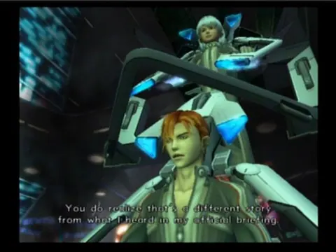 Captura de tela de Xenosaga Episode II: Jenseits von Gut und Böse (1 de 4)