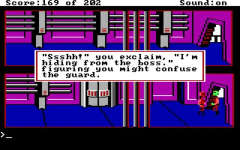 Captura de tela de Space Quest: The Sarien Encounter (4 de 4)