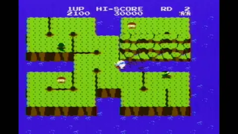 Captura de tela de Dig Dug II: Trouble in Paradise (1 de 4)