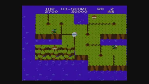 Captura de tela de Dig Dug II: Trouble in Paradise (2 de 4)
