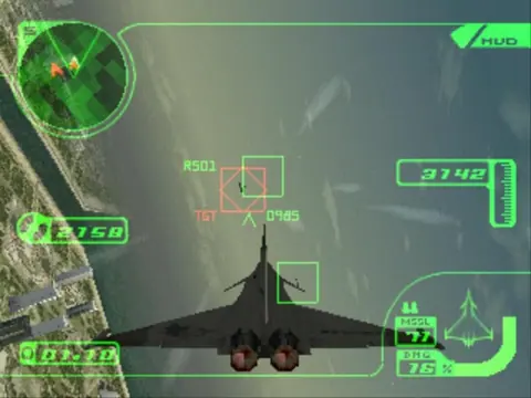 Captura de tela de Ace Combat 3: Electrosphere (3 de 4)