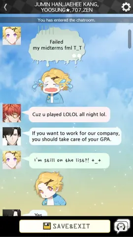 Captura de tela de Mystic Messenger (2 de 4)