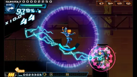 Captura de tela de Azure Striker Gunvolt (3 de 4)