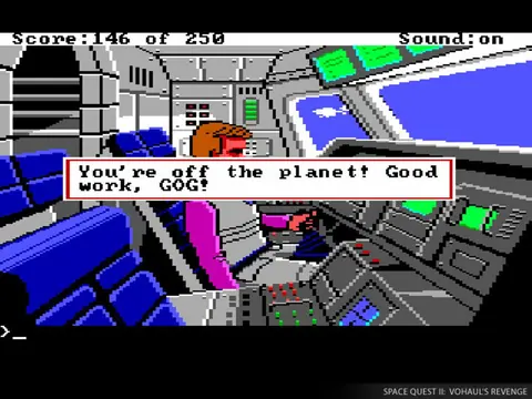 Captura de tela de Space Quest II: Vohaul's Revenge (2 de 4)