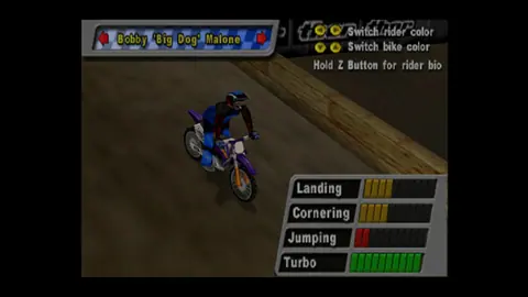 Captura de tela de Excitebike 64 (3 de 4)