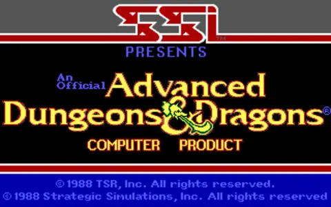 Captura de tela de Advanced Dungeons & Dragons: Pool of Radiance (4 de 4)