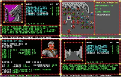 Captura de tela de Advanced Dungeons & Dragons: Pool of Radiance (1 de 4)