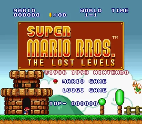 Captura de tela de Super Mario Bros.: The Lost Levels (1 de 1)