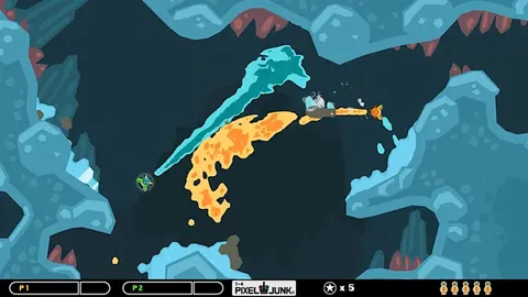 Captura de tela de PixelJunk Shooter (3 de 4)