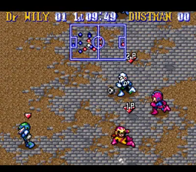 Captura de tela de Mega Man Soccer (2 de 3)