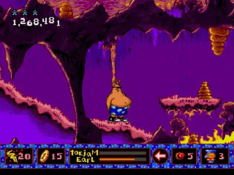 Captura de tela de ToeJam & Earl in Panic on Funkotron (3 de 4)