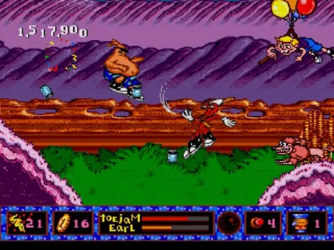 Captura de tela de ToeJam & Earl in Panic on Funkotron (4 de 4)