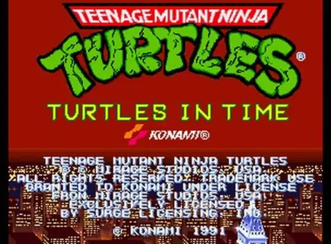 Captura de tela de Teenage Mutant Ninja Turtles: Turtles in Time (1 de 3)