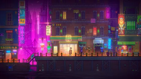 Captura de tela de Tales of the Neon Sea (1 de 4)