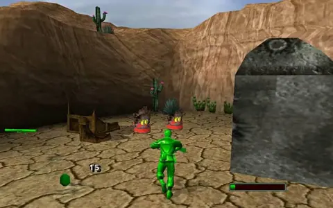 Captura de tela de Army Men: Sarge's Heroes 2 (3 de 4)