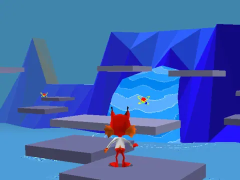 Captura de tela de Bubsy 3D (2 de 4)
