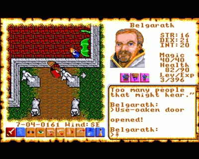 Captura de tela de Ultima VI: The False Prophet (1 de 4)