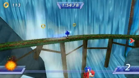 Captura de tela de Sonic Rivals (3 de 4)
