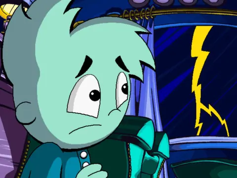 Captura de tela de Pajama Sam 2: Thunder and Lightning Aren't so Frightening (1 de 4)