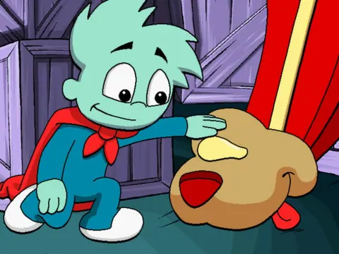 Captura de tela de Pajama Sam 2: Thunder and Lightning Aren't so Frightening (4 de 4)