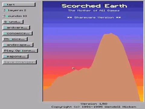 Captura de tela de Scorched Earth (1 de 4)