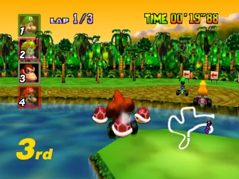 Captura de tela de Mario Kart 64 (3 de 4)