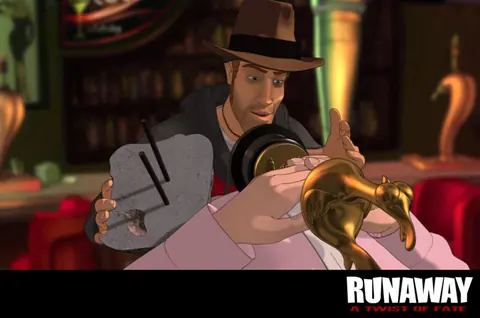 Captura de tela de Runaway 3: A Twist of Fate (3 de 4)