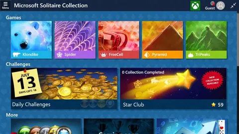 Captura de tela de Microsoft Solitaire Collection (1 de 4)