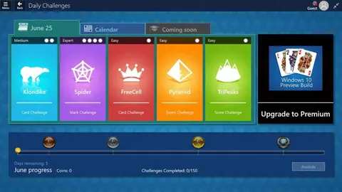 Captura de tela de Microsoft Solitaire Collection (2 de 4)